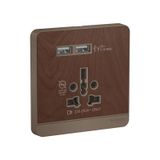  Ổ Cắm Đa Năng Và 2 Ổ Sạc USB 