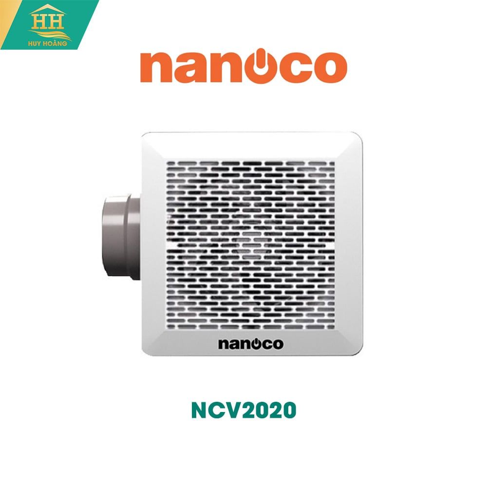  Quạt Hút Âm Trần Nanoco NCV2020-C Có Ống Dẫn 