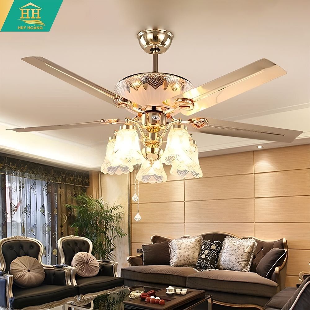  Quạt Trần 5 Cánh Có Đèn HH2215 
