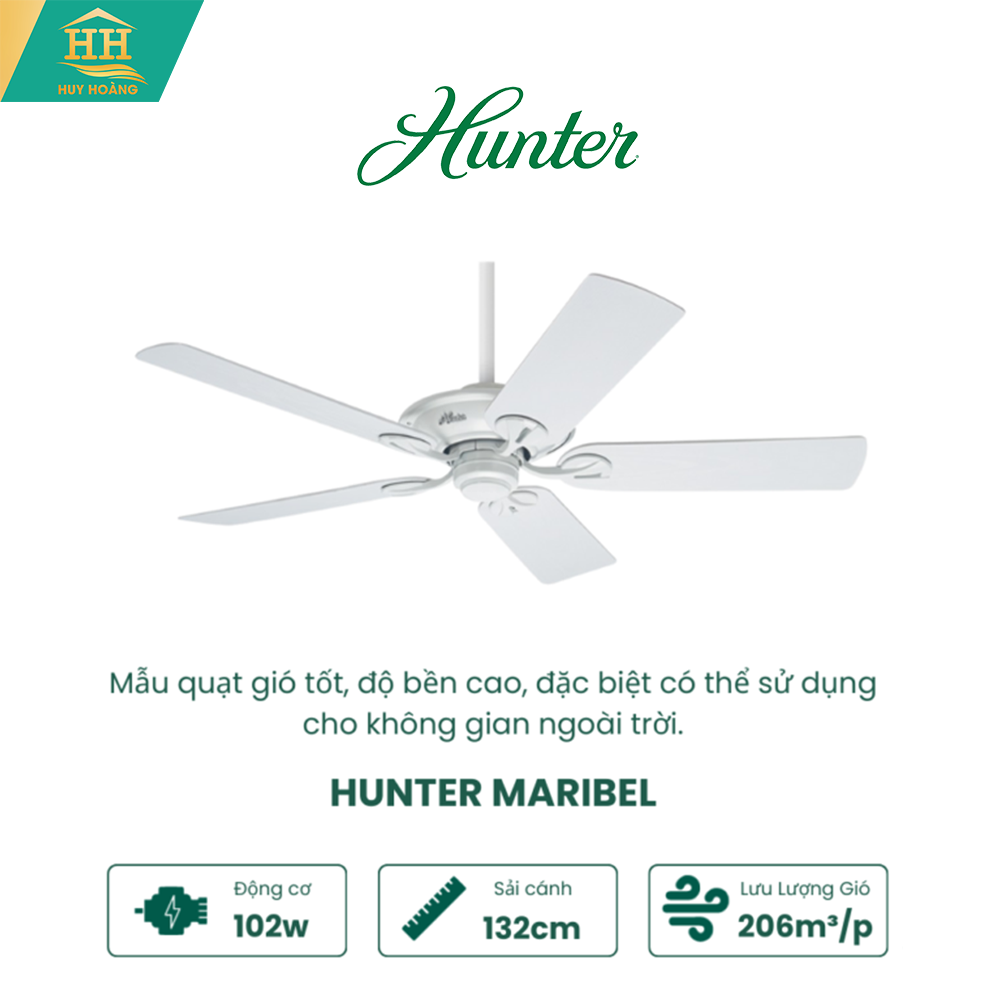  Quạt trần Hunter MariBel HH50557 