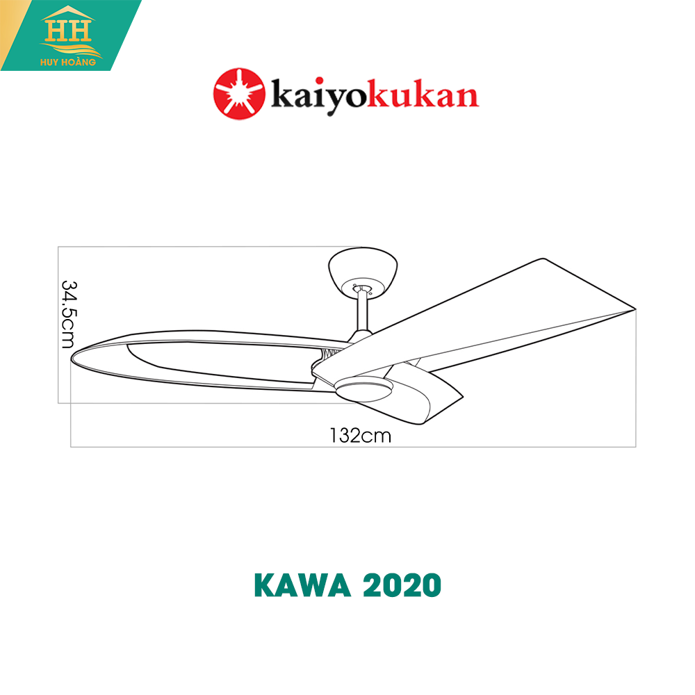  Quạt trần Kaiyokukan 2020 