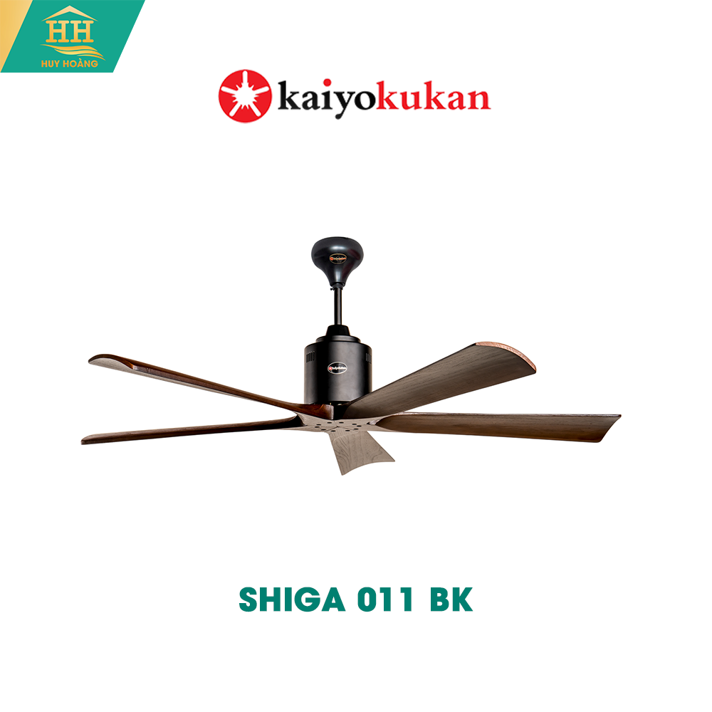  Quạt Trần Kaiyokukan SHIGA 011 BK 