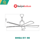  Quạt Trần Kaiyokukan SHIGA 011 BK 
