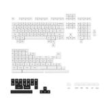  AKKO KEYCAP SET – BLACK ON WHITE BOW (ABS DOUBLE-SHOT / SAL PROFILE / 195 NÚT) 