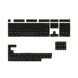  AKKO KEYCAP SET – BLACK (PC / ASA-CLEAR PROFILE / 155 NÚT) 
