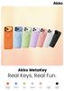  AKKO METAKEY (FOR  IPHONE 17 PROMAX)  SPACE BLACK | COSMIC ORANGE | PINK | SKY BLUE | LAVENDER | SAGE | CLOUD WHITE 
