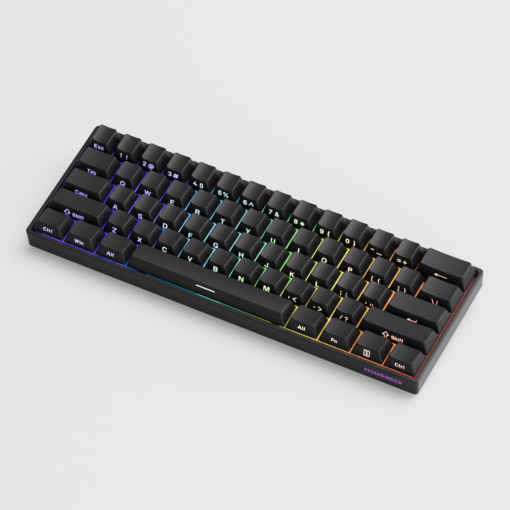  BÀN PHÍM CƠ MONSGEEK FUN60 MAX SP BLACK AKKO GLARE MAGNETIC SWITCHES (TRI-MODE) 8K IN 2.4G WIRELESS 