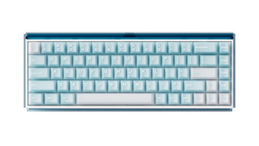  BÀN PHÍM AKKO RAY68 MISTY BLUE & WHITE 