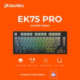  Bàn phím máy tính DAREU EK75 PRO Cloudy Aqua 