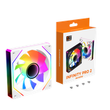  XIGMATEK INFINITY PRO 2 ARCTIC REVERSE (EN47749) – 120 mm, ARGB 