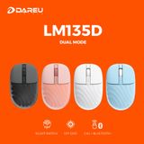  Chuột không dây DAREU LM135D (Dual Mode: Bluetooth + 2.4G - Silent SW) 