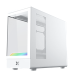  XIGMATEK - PURA ML ARCTIC (EN48470) - PREMIUM GAMING M-ATX, ARGB LIGHTING BAR 