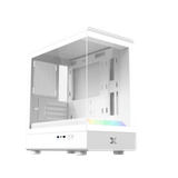  XIGMATEK - PURA MS ARCTIC (EN48494) - PREMIUM GAMING M-ATX, ARGB LIGHTING BAR 