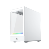  XIGMATEK - PURA MS ARCTIC (EN48494) - PREMIUM GAMING M-ATX, ARGB LIGHTING BAR 