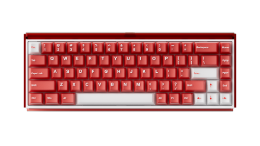  BÀN PHÍM AKKO RAY68 MISTY RED & WHITE 
