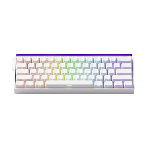  BÀN PHÍM VEEKOS SHINE60 SP WHITE AKKO FLASH MAGNETIC SWITCH MULTI MODE 