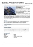  GLEDITSIA JAPONICA FRUIT EXTRACT (CHIẾT XUẤT BỒ KẾT) 