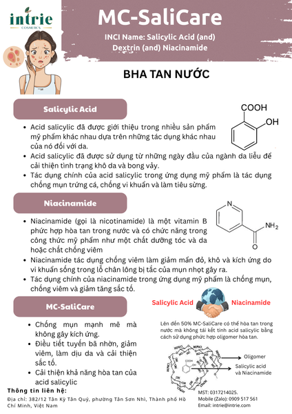  MC - Salicare (BHA tan nước) 