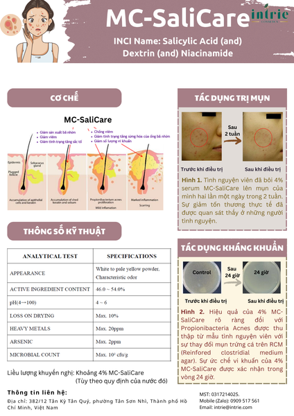  MC - Salicare (BHA tan nước) 