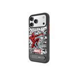  Ốp lưng Magnetic họa tiết Spiderman màu đỏ đen, Kickstand, iPhone 17 Pro Max Belkin 