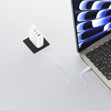  Adapter sạc nhanh 112W 4 cổng, 3 USB-C + 1 USB-A GaN màu trắng Belkin 