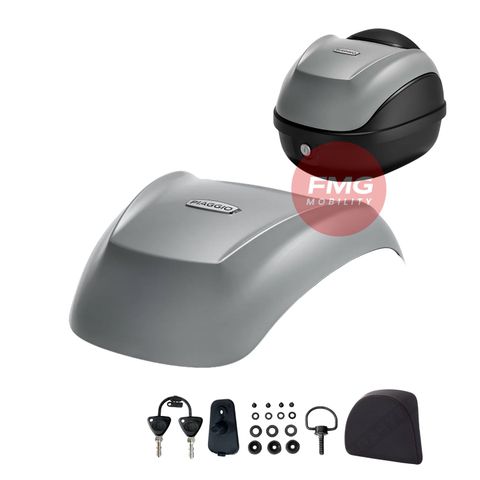 Nắp Thùng Đồ 32L Piaggio Liberty Grigio Mercurio - CM346208 chính hãng tại FMG Mobility | Motoplex Hanoi