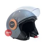 Mũ Bảo Hiểm 3/4 Có Kính Âm Vespa Officina 8 chính hãng tại FMG Mobilty | Motoplex Hanoi