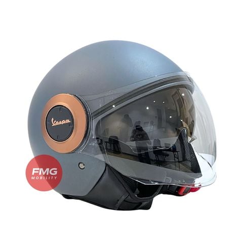 Mũ Bảo Hiểm 3/4 Có Kính Âm Vespa Officina 8
