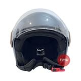 Mũ Bảo Hiểm 3/4 Có Kính Âm Vespa Officina 8 chính hãng tại FMG Mobilty | Motoplex Hanoi