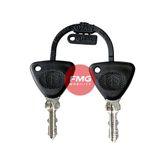 Nắp Thùng Đồ 32L Piaggio Liberty Blu Ardesia D27 - CM346205 chính hãng tại FMG Mobility | Motoplex Hanoi