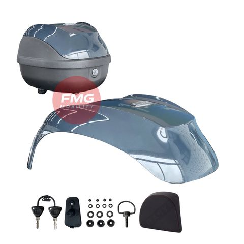 Nắp Thùng Đồ 32L Piaggio Liberty Blu Ardesia D27 - CM346205 chính hãng tại FMG Mobility | Motoplex Hanoi