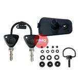 Nắp Thùng Đồ 32L Piaggio Liberty Nero Meteora - CM346207 chính hãng tại FMG Mobility | Motoplex Hanoi