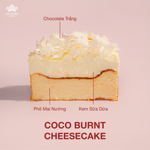  Coco Burnt Cheesecake 