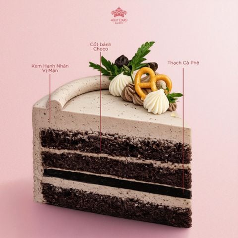  BÁNH KEM TƯƠI CACAO HẠNH NHÂN CARAMEL 