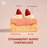  Strawberry Burnt Cheesecake 