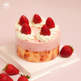  Strawberry Burnt Cheesecake 