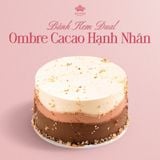  BÁNH KEM DUAL OMBRE & CACAO HẠNH NHÂN 