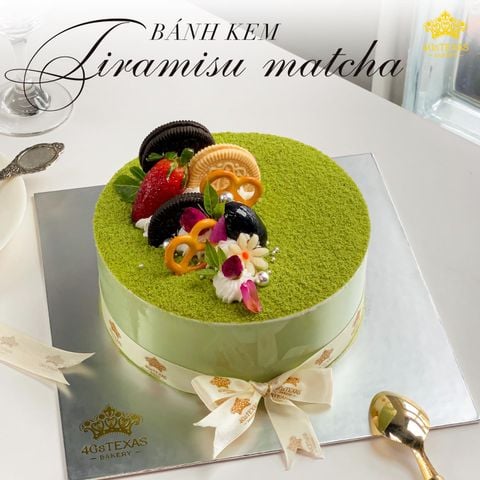  BÁNH KEM TIRAMISU MATCHA 