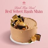  BÁNH KEM DUAL RED VELVET & CACAO HẠNH NHÂN 