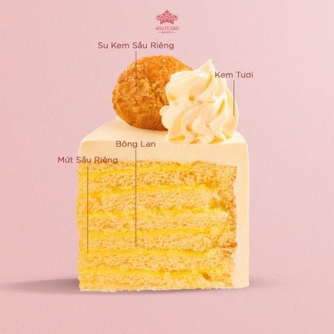  BÁNH KEM SẦU RIÊNG KẾT HỢP BÁNH SU 