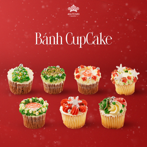  Bánh Giáng Sinh CupCake 