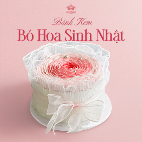  BÁNH SINH NHẬT HÌNH BÔNG HOA 