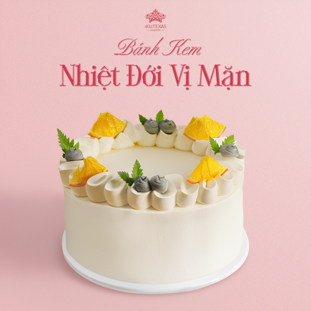  BÁNH KEM TƯƠI NHIỆT ĐỚI VỊ MẶN 
