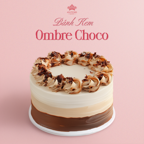  BÁNH KEM TƯƠI OMBRE CHOCO 