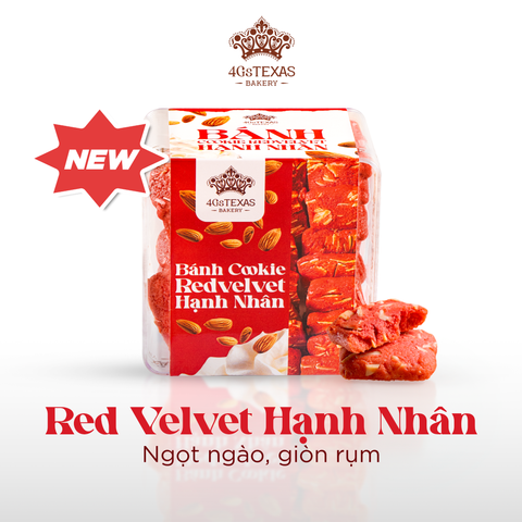  COOKIES RED VELVET HẠNH NHÂN 