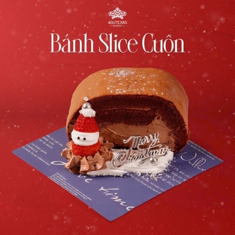  Bánh Giáng Sinh Slice cuộn 