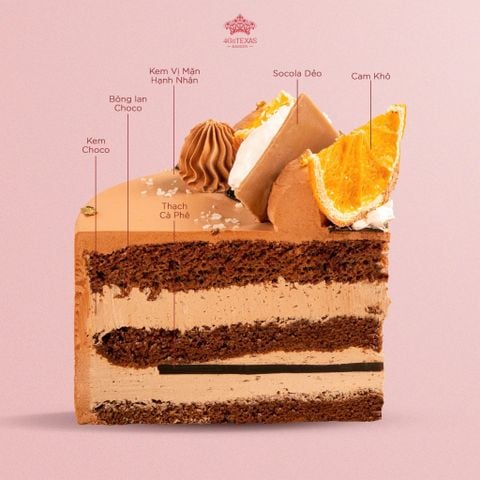  BÁNH KEM DUAL OMBRE & CACAO HẠNH NHÂN 