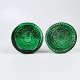 Premium Embossed Glass Candle Jar