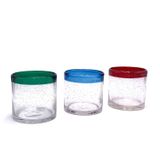 Minimalist Bubble Clear Candle Jar For Decorative Design