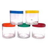 Minimalist Bubble Clear Candle Jar For Decorative Design